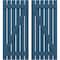 Ekena Millwork Americraft 6-Board (2 Batten) Wood Spaced Board-n-Batten Shutters w/ Z-Bar, ARW102SB623X77HBH, PR ARW102SB623X77HBH - alternate 1